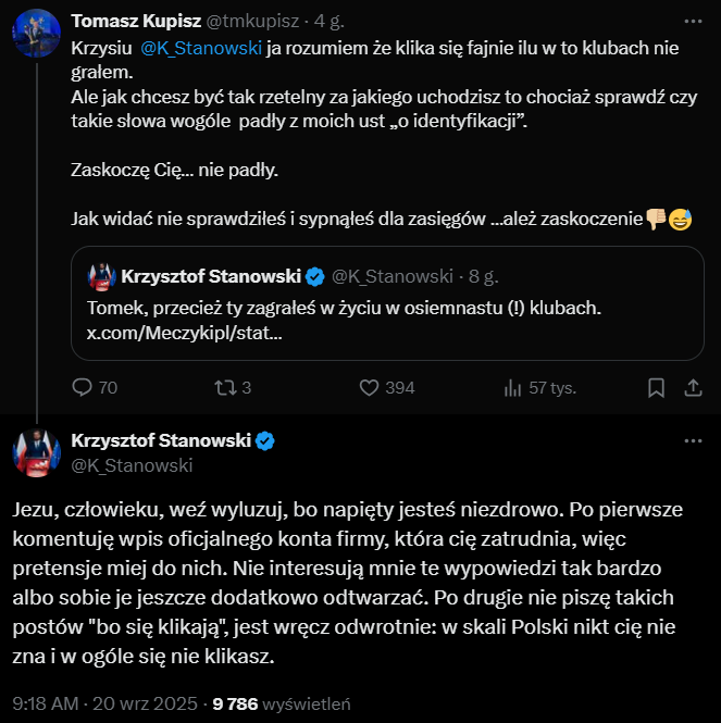 Krzysztof Stanowski ODPOWIADA na ''spięcie'' Tomasza Kupisza o grę w 18 KLUBACH xD